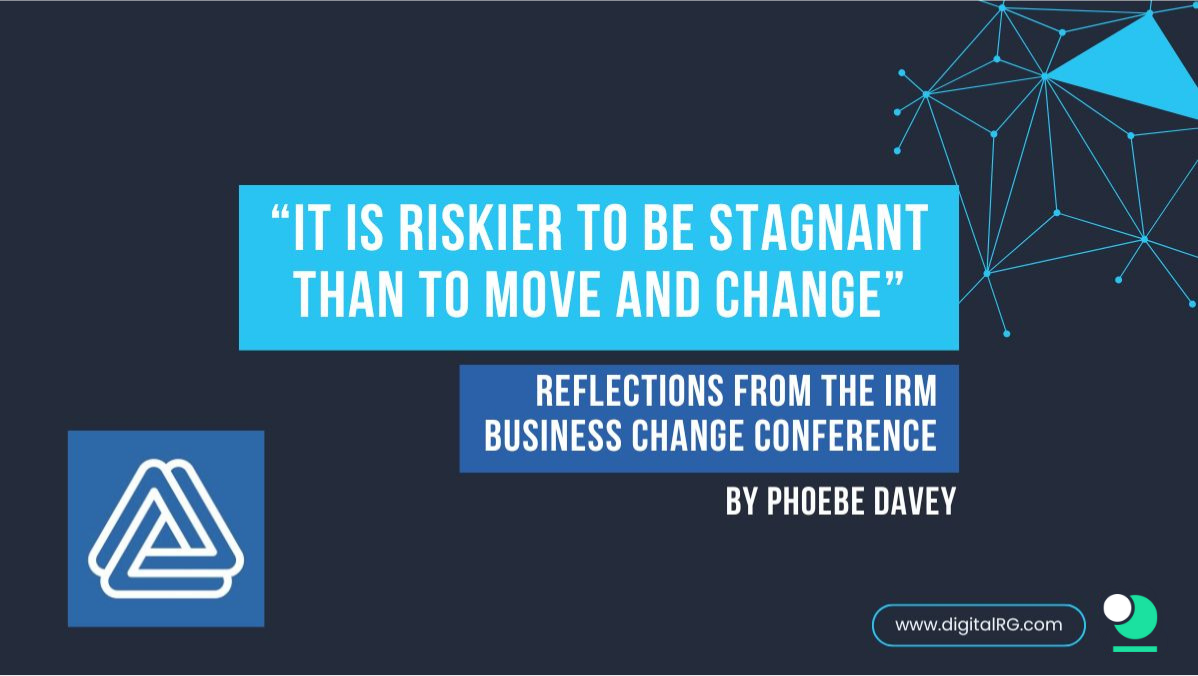 “It is riskier to be stagnant than to move and change”
