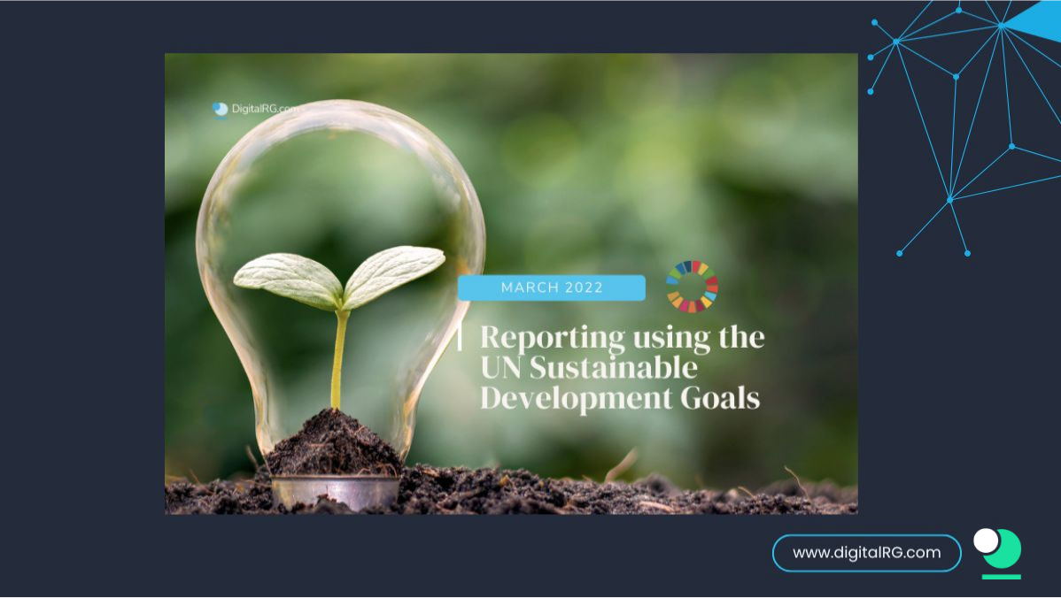 Reporting using the UN Sustainable Development Goals
