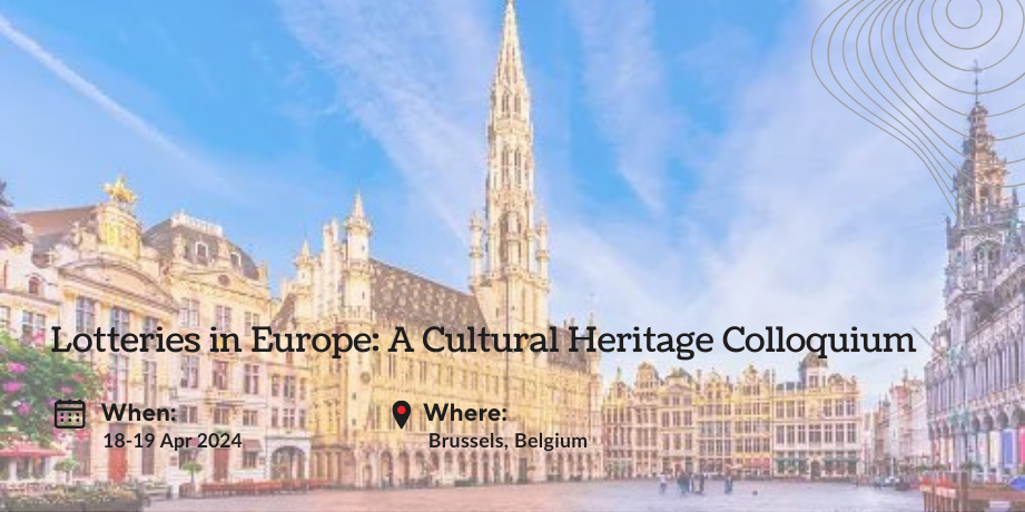 Lotteries in Europe: A Cultural Heritage Colloquium