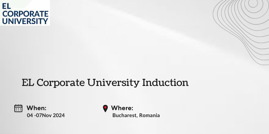 EL Corporate University Induction