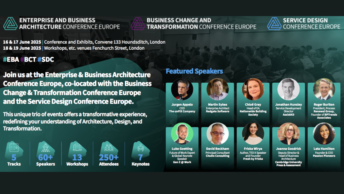 Service Design, Enterprise Architecture & Business Transformation Conference Europe 2025