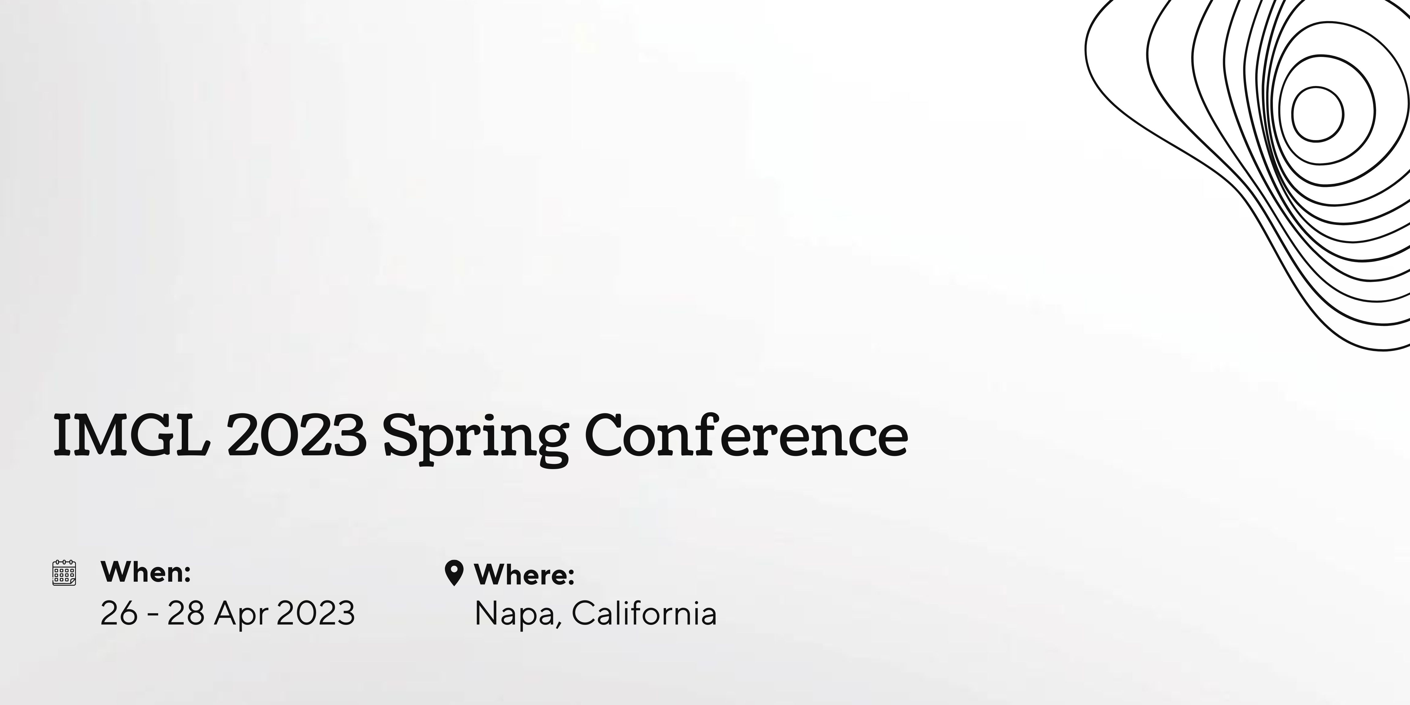IMGL 2023 Spring Conference