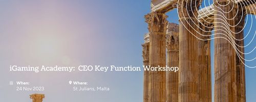 iGaming Academy: CEO Key Function Workshop